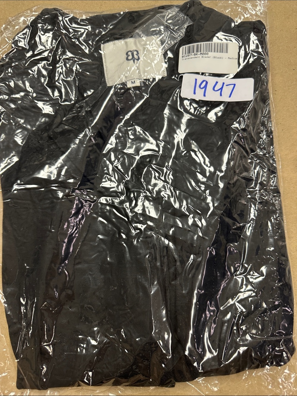 New Betabrand Black Transcendent Ponte Stretch Blazer Medium